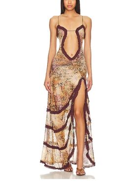 jaded london fatale maxi dress in sunrose Jaded London | Dresses | Fatale Maxi Dress In Sunrose